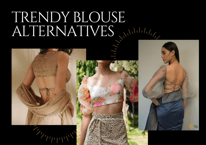 Say No to Saree Blouses and Try this alternatives - Glamwiz India