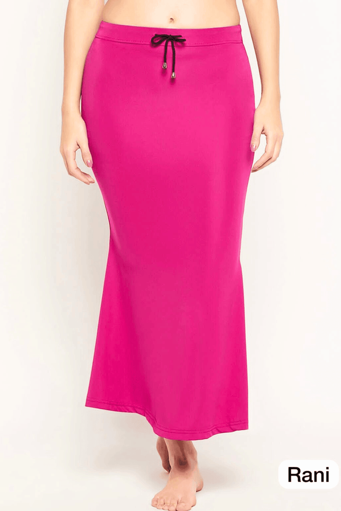Glamwiz Slim Fit Saree Shapewear - Pink - Glamwiz India