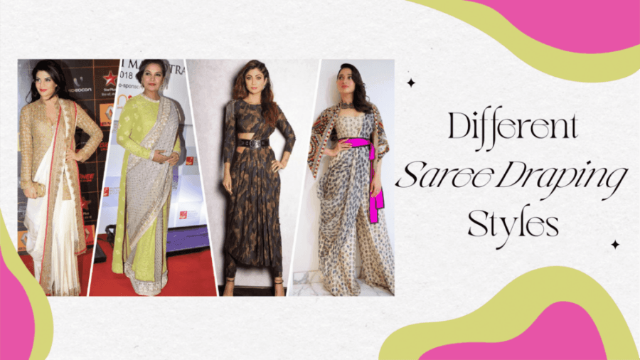 Different styles of Draping a Saree Trending in 2020 - Glamwiz India