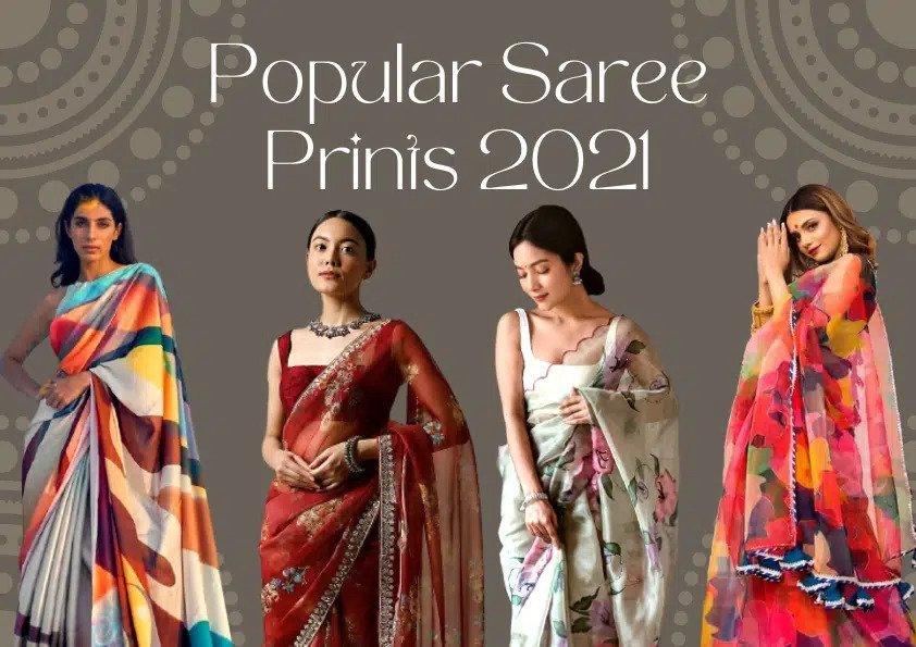 Popular Prints in a Sarees to Wear in 2021 - Glamwiz India