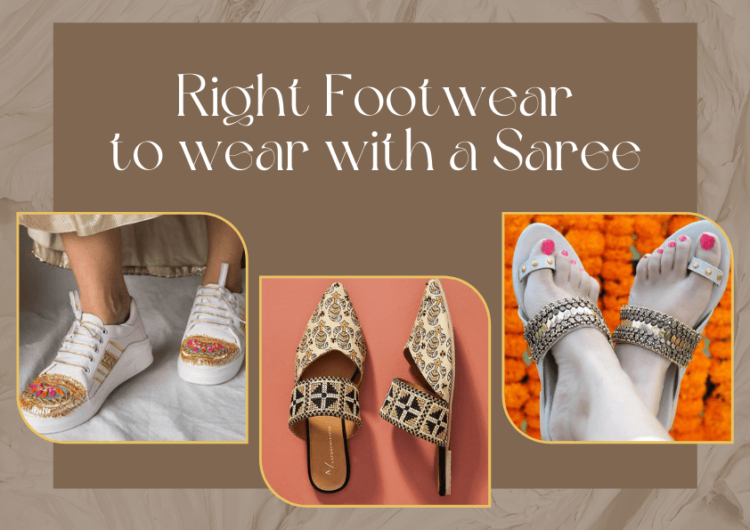The Right Footwears to Wear with a Saree. - Glamwiz India