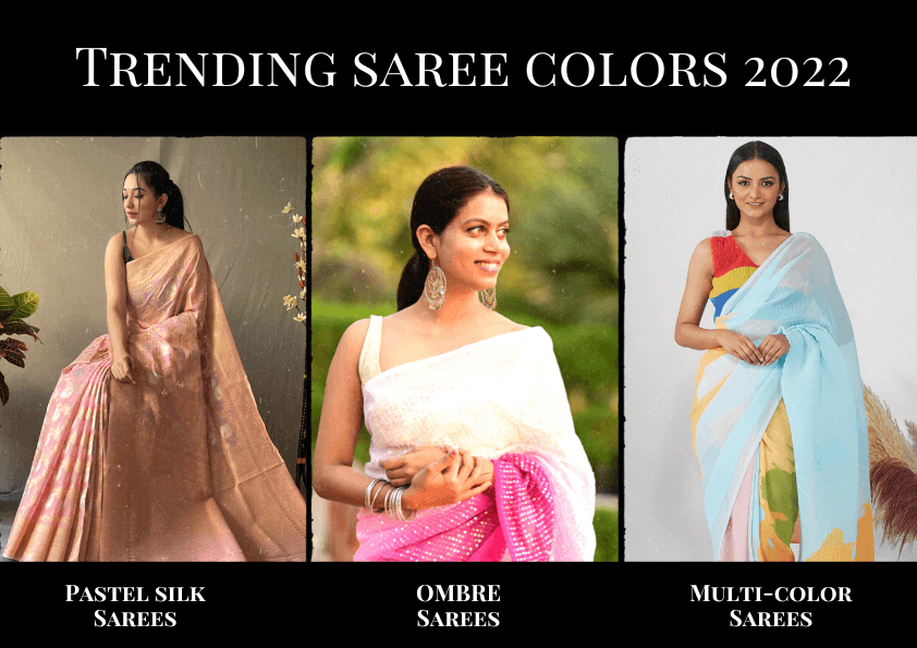 Trending Saree color combinations of 2022 - Glamwiz India