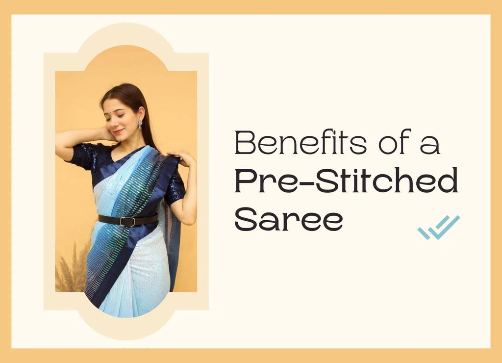 Why to Invest in a Pre-stitched Saree? - Glamwiz India