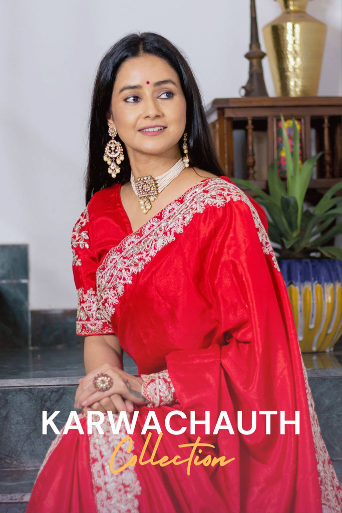 sarees for karwachauth