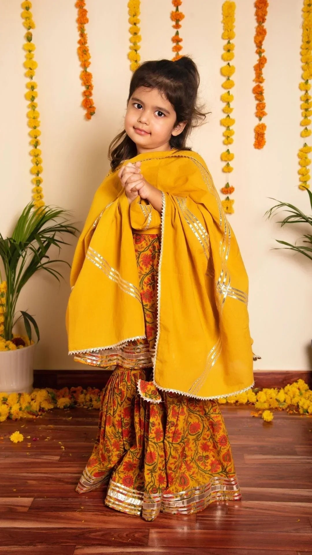 BACHPAN DARPAN SHARARA SET - Pomcha Jaipur