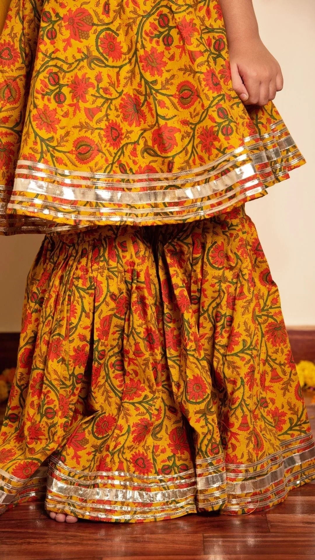 BACHPAN DARPAN SHARARA SET - Pomcha Jaipur
