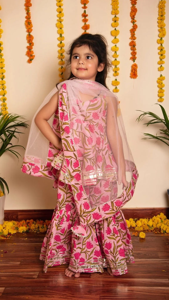 BACHPAN NAZAKAT SHARARA SET - Pomcha Jaipur