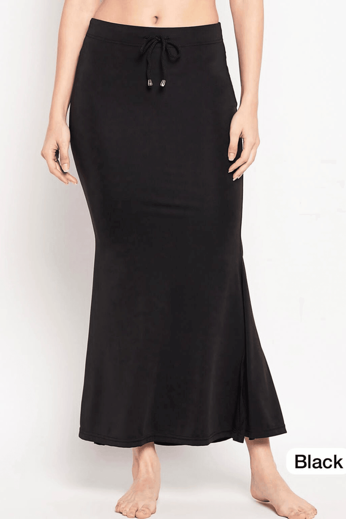 Glamwiz Slim Fit Saree Shapewear - Black - Glamwiz India