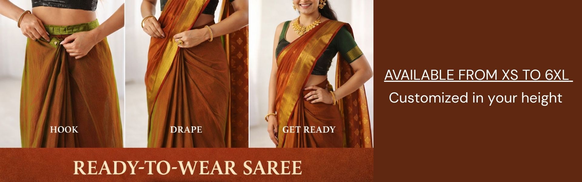 how to drape a ready to wear saree glamwiz