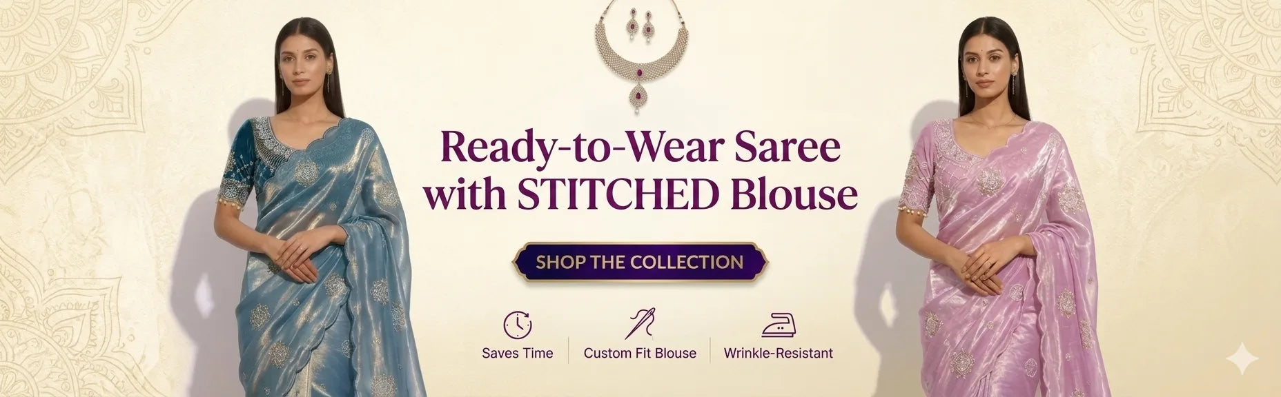 glamwiz ready to wear saree 