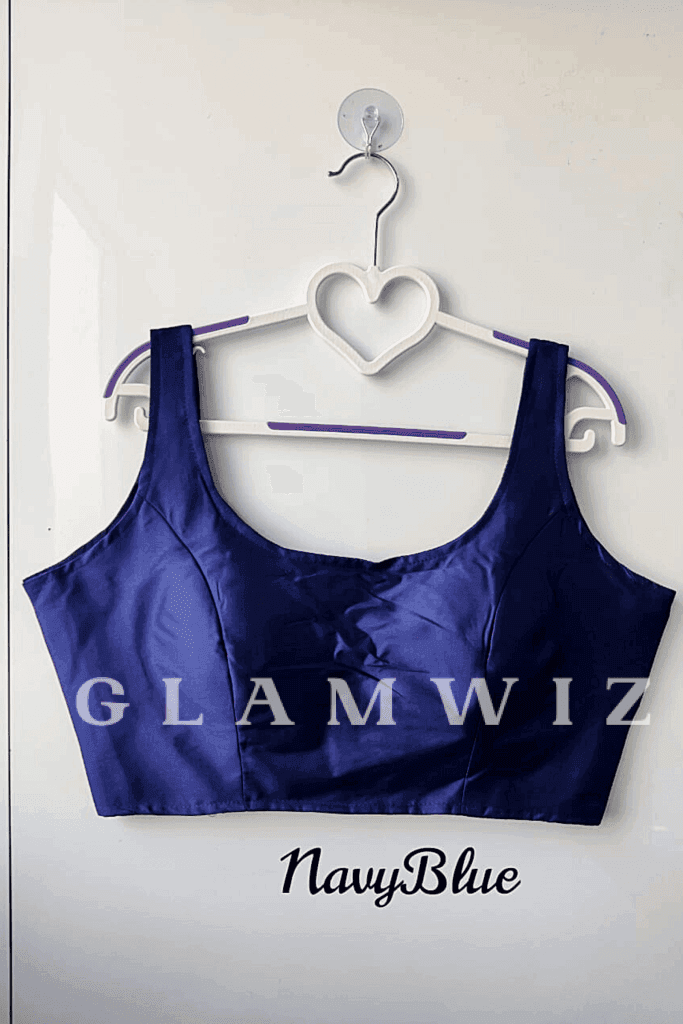 Readymade Plain Blouse- Free Size - Glamwiz India