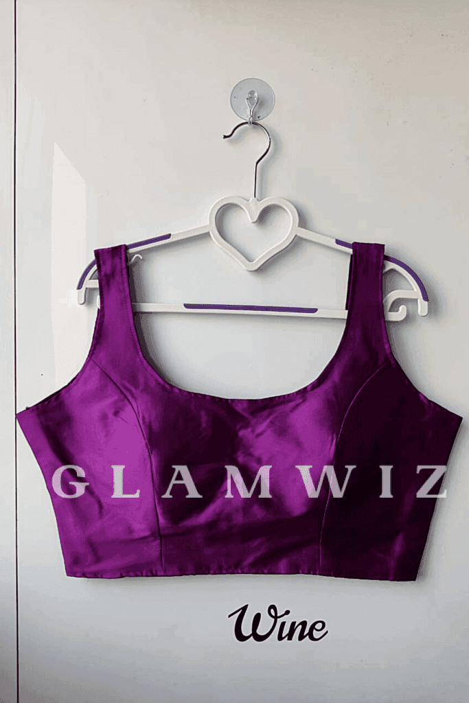 Readymade Plain Blouse- Free Size - Glamwiz India