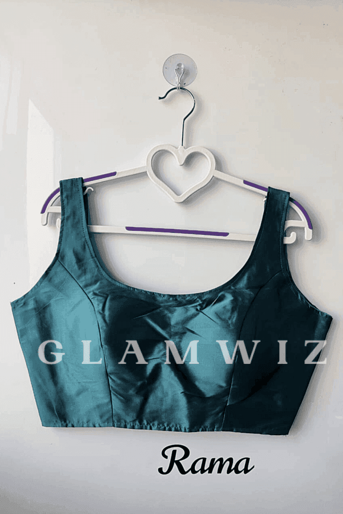 Readymade Plain Blouse- Free Size - Glamwiz India