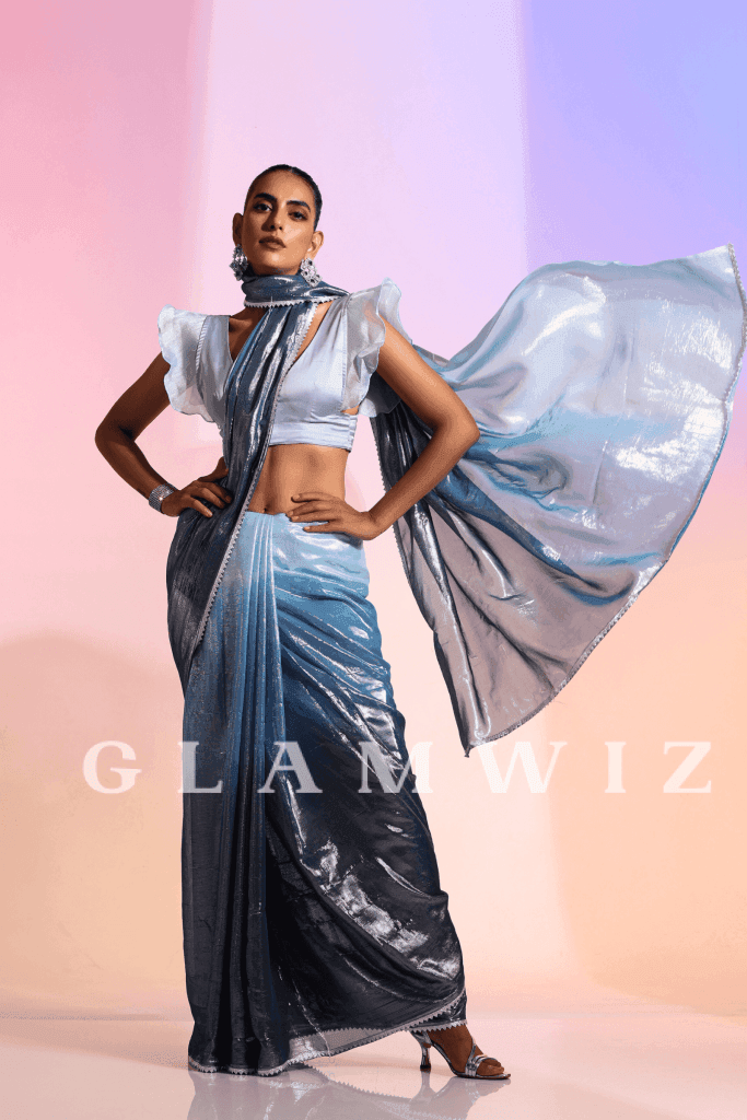 1-Minute Georgette Saree – Glamwiz India